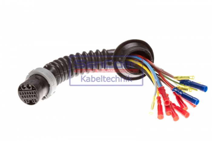 Set reparatie cabluri usa (200mm, numar pini: 15, cu capac; sistem fara cheie, Dreapta/Stanga) potrivit OPEL ZAFIRA B, ZAFIRA B/MINIVAN 1.6-2.2 07.05-04.15 [2]