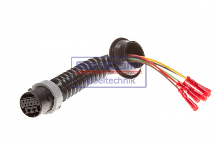 Set reparatie cabluri usa (200mm, numar pini: 5, cu capac; pentru vehicule fara ventilatoare electrice, Dreapta/Stanga) potrivit OPEL ZAFIRA A 1.6-2.2D 04.99-06.05 [2]