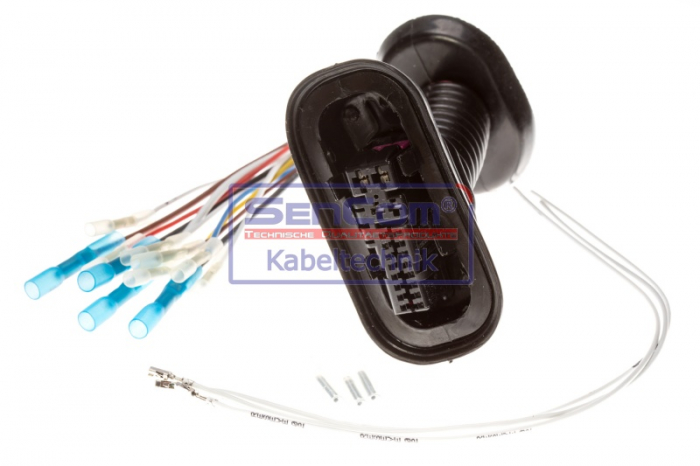 Set reparatie cabluri usa (250mm, numar pini: 11, cu capac, Dreapta/Stanga) potrivit AUDI A4 B6 1.6-4.2 11.00-12.04 [2]