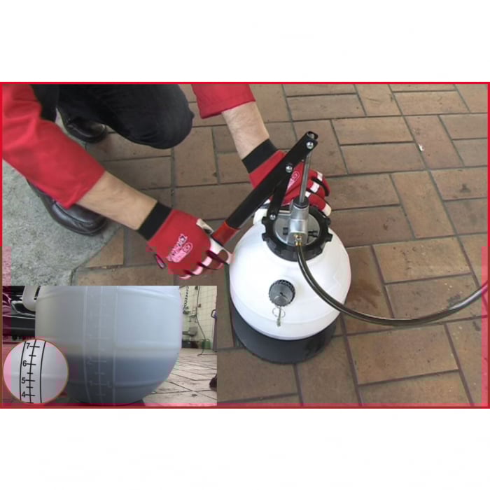 Set universal pompa manuala umplere ulei cutie de viteze, transmisie, diferential 20 adaptoare [9]