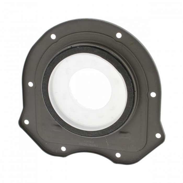 Simering arbore cotit (106x190/196x15,2) potrivit VOLVO 940 II; BMW 3 (E21); CHRYSLER VOYAGER II; FORD MONDEO III, RANGER, SCORPIO II, TRANSIT 1.6-3.8 03.81- [2]
