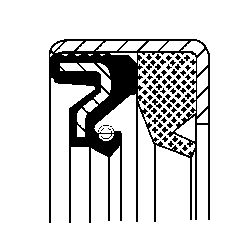 Simering ulei arbore cotit (40x60/60x18,5) potrivit CARRARO [3]