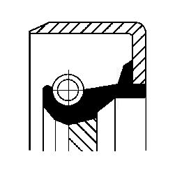 Simering ulei arbore cotit (92x111/111x11) potrivit CASE [3]