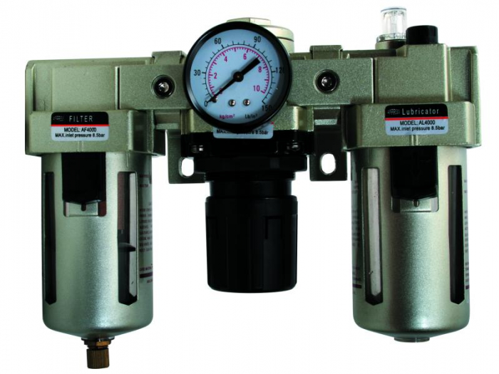 Sistem de filtrare a aerului, conector: 1/2", debit aer: 3500 l/min., presiune maximă: 10 bar [1]
