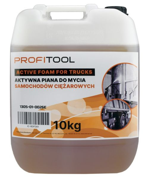 Spuma activa PROFITOOL, 10kg, pentru curatarea suprafetelor puternic macinate, caroserie, geamuri de sticlă de camion, prelatele, sasiu, semi-remorci, fluid  [1]