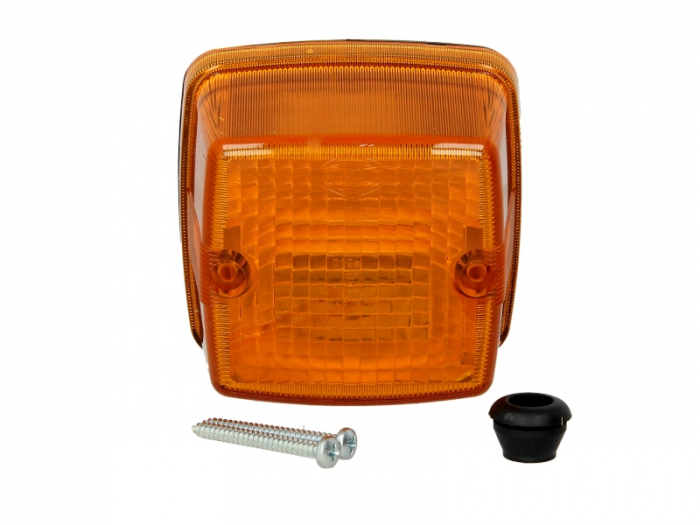 Sticla lampa semnalizare universala (culoare sticla: portocaliu) [1]