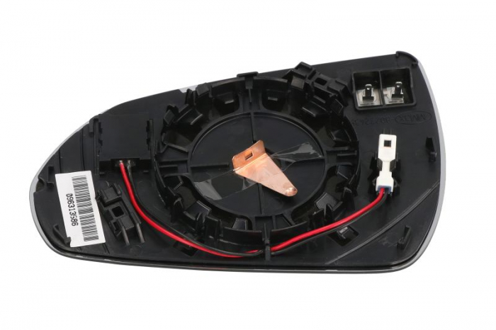 Sticla oglinda laterala Dreapta convexa, incalzita, crom, cu asistenta la punctul mort potrivit HYUNDAI I30 dupa 2016 [3]