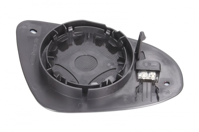 Sticla oglinda laterala Stanga (convexa, incalzita, crom) potrivit CITROEN C1 II; PEUGEOT 108; TOYOTA AYGO 04.14- [2]