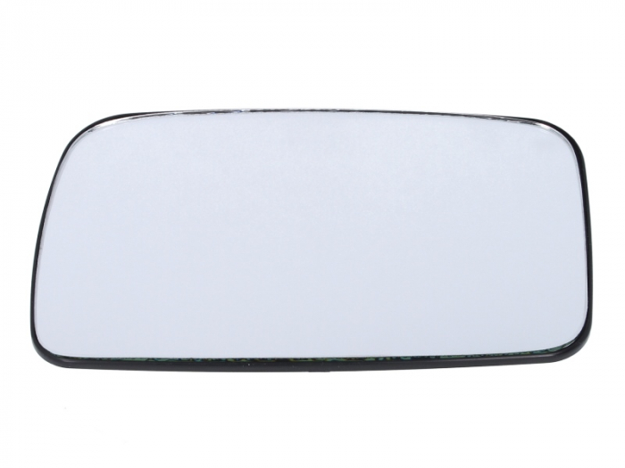 Sticla oglinda laterala Stanga (plat, crom) potrivit VW GOLF II, JETTA II 08.83-12.92 [1]