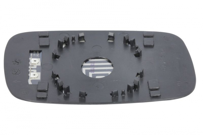 Sticla oglinda laterala Stanga plat, incalzita, crom potrivit VW PASSAT B3/B4 1988-1997 [2]