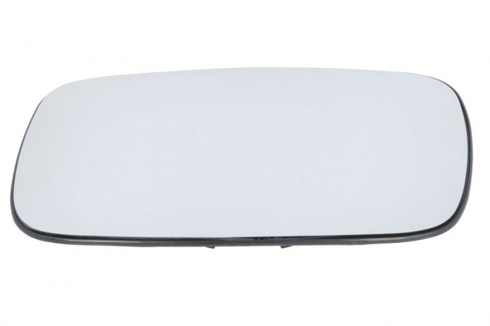 Sticla oglinda laterala Stanga plat, incalzita, crom potrivit VW PASSAT B3/B4 1988-1997 [1]