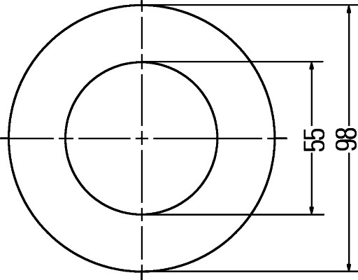 Stop frana LED 98mm [2]