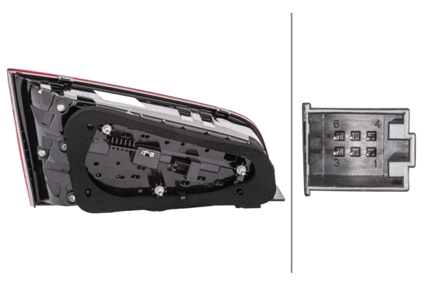 Stop lampa spate dreapta interior LED, semnalizator dinamicAUDI A3 8V dupa 2016 [2]