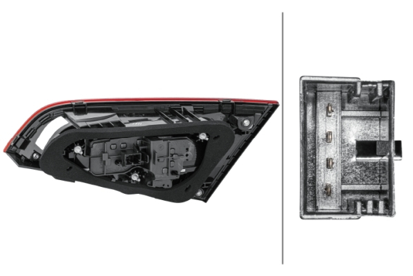 Stop lampa spate Stanga (partea interioara, H6W/W16W/W21W) potrivit AUDI A3 1.0-2.5 04.12- [2]