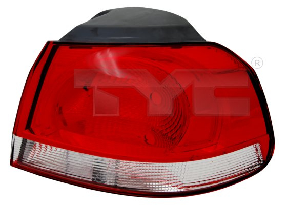 Stop tripla lampa spate dreapta ( exterior , Semnalizator alb, culoare sticla: rosu) VW GOLF HATCHBACK 2008-2013 [1]