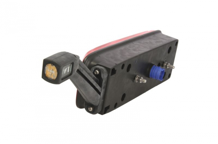 Stop tripla lampa spate dreapta (LED, 24V, semnalizator, lumini ceata, lumini mers inapoi, lumini frana, reflector triangular) [3]