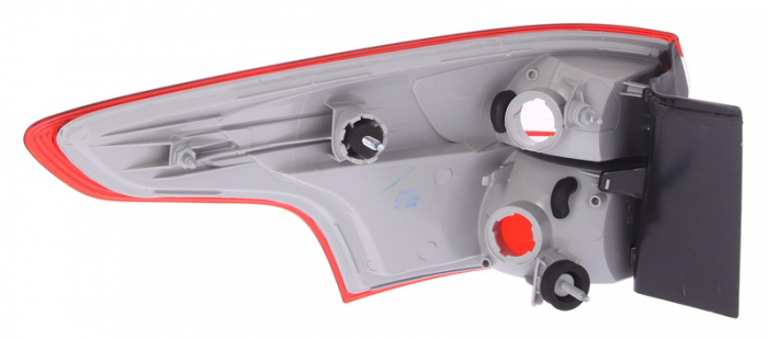 Stop tripla lampa spate dreapta (Semnalizator alb, culoare sticla: rosu) FORD FOCUS COMBI 2010-2014 [2]