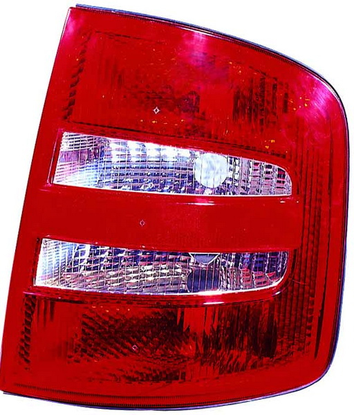 Stop tripla lampa spate dreapta (Semnalizator alb, culoare sticla: rosu) SKODA FABIA LIMUZINA/COMBI 1999-2004 [1]