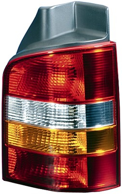 Stop tripla lampa spate dreapta (Semnalizator portocaliu, culoare sticla: rosu, lumini ceata, lumini mers inapoi) VW TRANSPORTER 2003-2009 [1]
