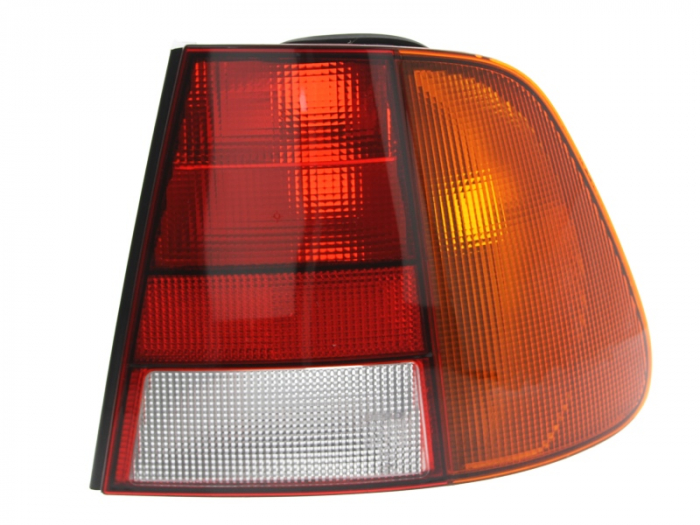 Stop tripla lampa spate dreapta (Semnalizator portocaliu, culoare sticla: rosu) VW POLO LIMUZINA 1995-2001 [1]