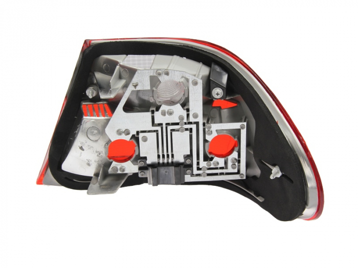 Stop tripla lampa spate stanga ( exterior , Semnalizator fumuriu, culoare sticla: rosu) MERCEDES Clasa E LIMUZINA 1999-2003 [2]