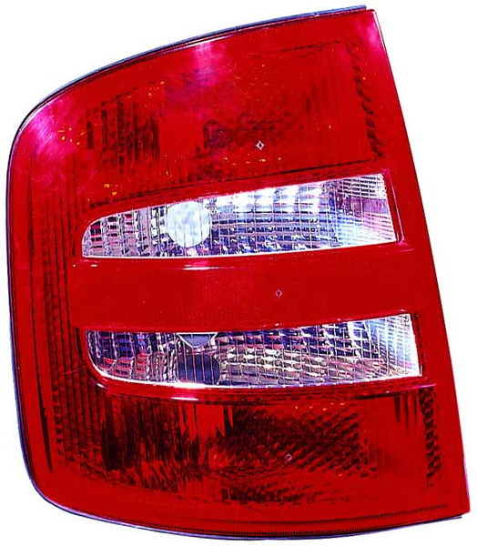 Stop tripla lampa spate stanga (Semnalizator alb, culoare sticla: rosu) SKODA FABIA LIMUZINA/COMBI 1999-2004 [1]
