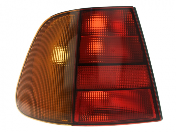 Stop tripla lampa spate stanga (Semnalizator portocaliu, culoare sticla: rosu) VW POLO LIMUZINA 1995-2001 [1]