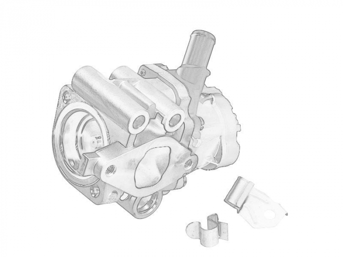 Supapa EGR potrivit IVECO DAILY V 2.3D 09.11-02.14 [3]