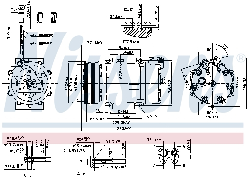 Supapa expansiune clima MERCEDES Clasa C (CL203), C T-MODEL (S203), C (W203), C (W204), CLK (A209), CLK (C209), CLS (C219), E (C207), E T-MODEL (S212), E (W212), S (C215), S (W220) 1.8-6.3 dupa 1998 [3]
