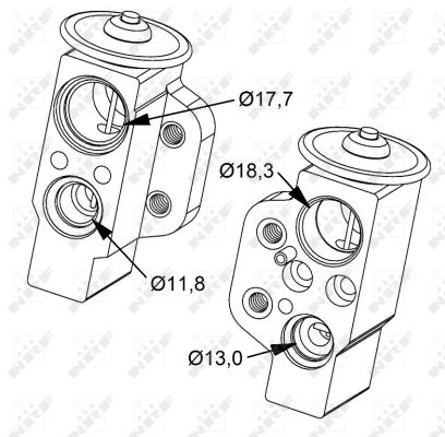 Supapa expansiune clima PORSCHE CAYENNE; VW TOUAREG 2.5D-6.0 intre 2002-2010 [2]