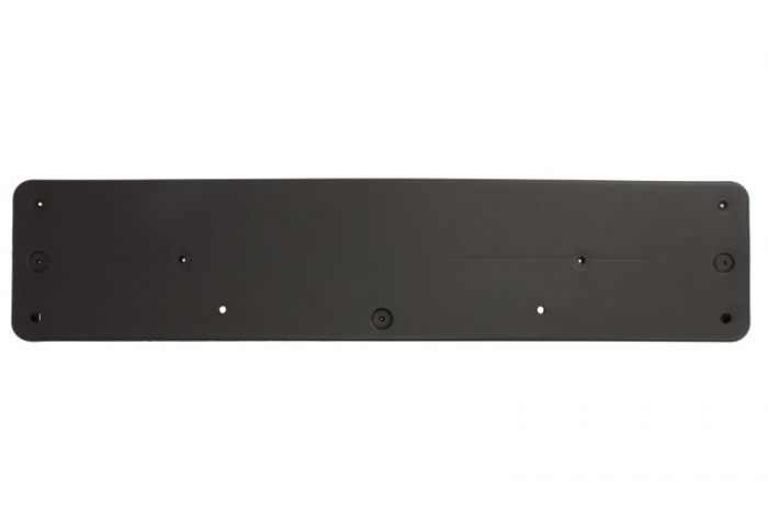 Suport numar bara Fata plastic, negru potrivit MERCEDES Clasa E T-MODEL S212, E W212 2009-2016 [2]