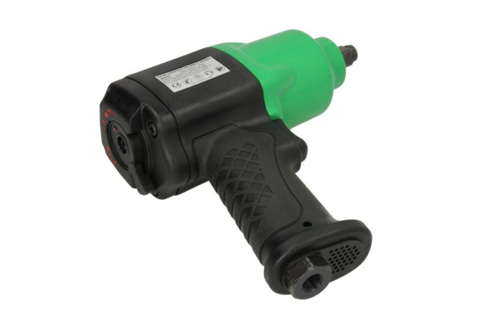 Surubelnita electrica diametru extern 1/2", 1356 Nm, 9500 rev./min., consum aer: 206 l/min., greutate: 2,3 kg, lungime surubelnita: 190 mm [2]