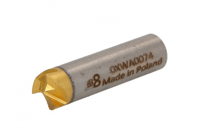 Taietor cobalt, pt suduri in puncte, diametru prindere: 8 mm, diametru cap: 8 mm, dł. 32 mm [2]