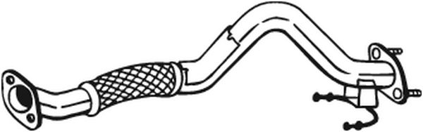 Teava evacuare fata AUDI A3; SEAT ALTEA, ALTEA XL, LEON, TOLEDO III; SKODA OCTAVIA II, SUPERB II, YETI; VW EOS, GOLF PLUS, GOLF V, GOLF VI, JETTA III, JETTA IV, SCIROCCO 1.4 dupa 2007 [2]