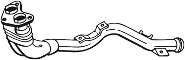 Teava evacuare fata TOYOTA COROLLA 1.6 intre 1997-2000 [2]