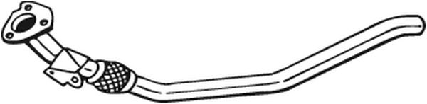 Teava evacuare mijloc AUDI A4 2.0 intre 2000-2008 [1]