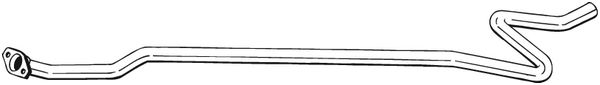 Teava evacuare mijloc CITROEN C2, C2 ENTERPRISE 1.1 intre 2003-2012 [2]