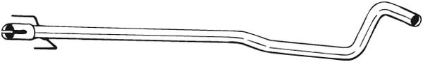 Teava evacuare mijloc OPEL ASTRA H, ASTRA H GTC 1.3D/1.7D intre 2004-2010 [2]