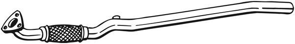 Teava evacuare mijloc OPEL CORSA C 1.0 intre 2000-2009 [2]