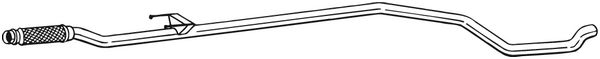 Teava evacuare mijloc PEUGEOT 206+ 1.4D intre 2009-2013 [2]