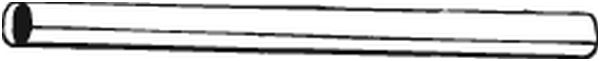 Teava evacuare mijloc VW GOLF II, GOLF III, GOLF IV, JETTA II, PASSAT, VENTO 1.6-2.0 intre 1985-2002 [2]
