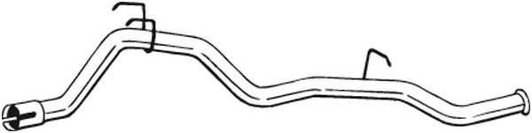 Teava evacuare spate OPEL FRONTERA A 2.3D intre 1992-1998 [2]