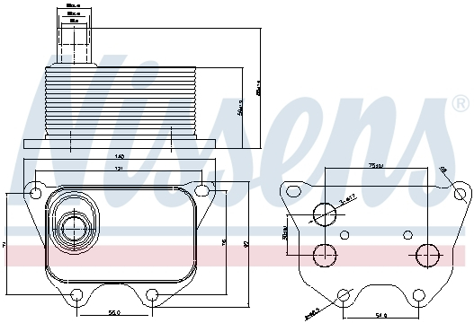 Termoflot radiator ulei (automatic/manual) AUDI A3, A4, A4 ALLROAD, A5, A6, A8, Q3, Q5, TT; SEAT ALHAMBRA, ALTEA, ALTEA XL, EXEO, EXEO ST, LEON, TOLEDO III; SKODA OCTAVIA II, SUPERB II, YETI 1.8-2.0H [1]