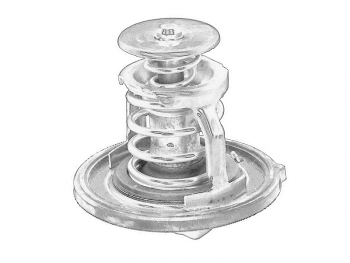 Termostat sistem racire (82°C) potrivit HONDA ACCORD VI; HYUNDAI HIGHWAY, SANTA FÉ I, SONATA IV, TRAJET; KIA MAGENTIS I, MAGENTIS II 2.0-2.7 03.98-12.10 [2]