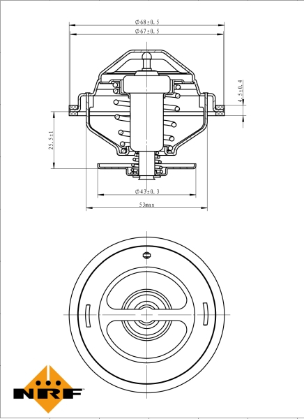 Termostat sistem racire (87°C) potrivit MERCEDES /8 (W115), 123 (C123), 123 (W123), 123 T-MODEL (S123), 124 (A124), 124 (C124), 124 (W124), 124 T-MODEL (S124), 190 (W201) 1.8-6.8 08.59- [1]