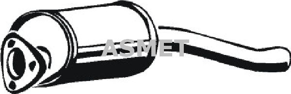 Toba esapament fata AUDI 80, 90, COUPE 1.4-2.0 intre 1986-1996 [2]