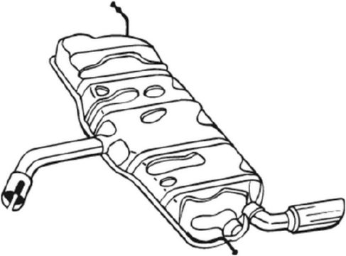 Toba esapament finala AUDI A3 1.6 intre 2003-2012 [2]