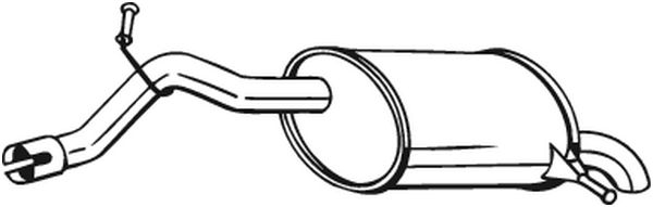 Toba esapament finala CITROEN C5 III; PEUGEOT 407, 508 I 1.6D/2.0D dupa 2004 [2]