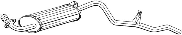 Toba esapament finala MITSUBISHI PAJERO I 2.3D/2.5D/2.6 intre 1982-1991 [2]