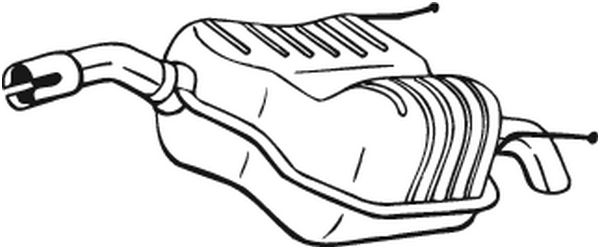 Toba esapament finala OPEL VECTRA C, VECTRA C GTS 1.6-3.2 intre 2002-2008 [2]